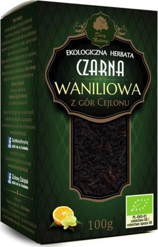 Dary Natury Herbata Czarna Waniliowa Bio 100 g - Dary Natury 1