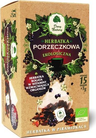 Dary Natury Herbatka Porzeczkowa Piramidki Bio (15 x 3 g) - Dary Natury 1