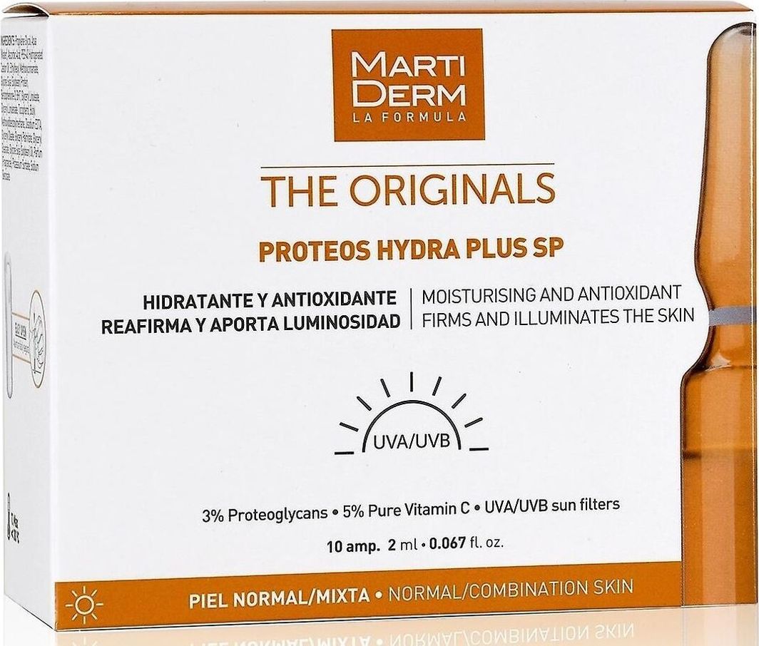 Martiderm Veido odos serumas - ampulės MartiDerm The Originals Proteos Hydra Plus SP 10x2 ml 1