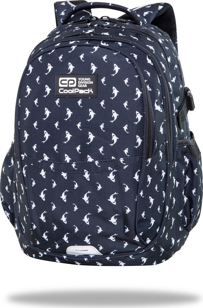 Coolpack Plecak szkolny Factor 29L Sharks (C02181) 1