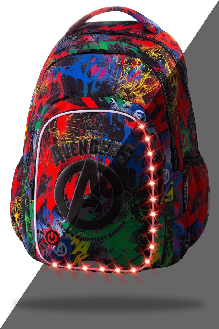 Coolpack Plecak szkolny Spark Led 26L Marvel Avengers (B45307) 1