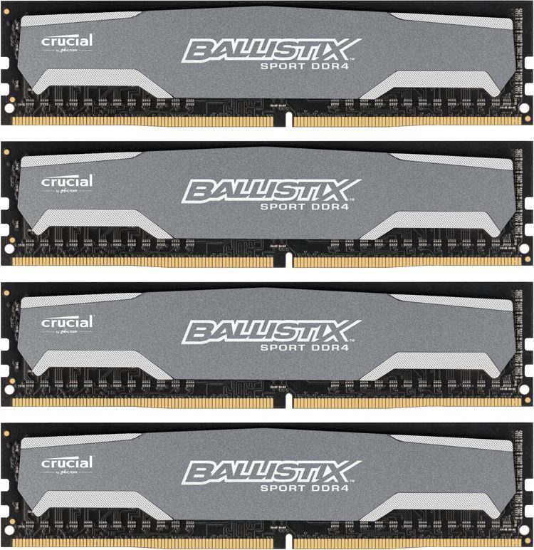 Pamięć Ballistix Ballistix Sport, DDR4, 32 GB, 2400MHz, CL16 (BLS4C8G4D240FSA) 1