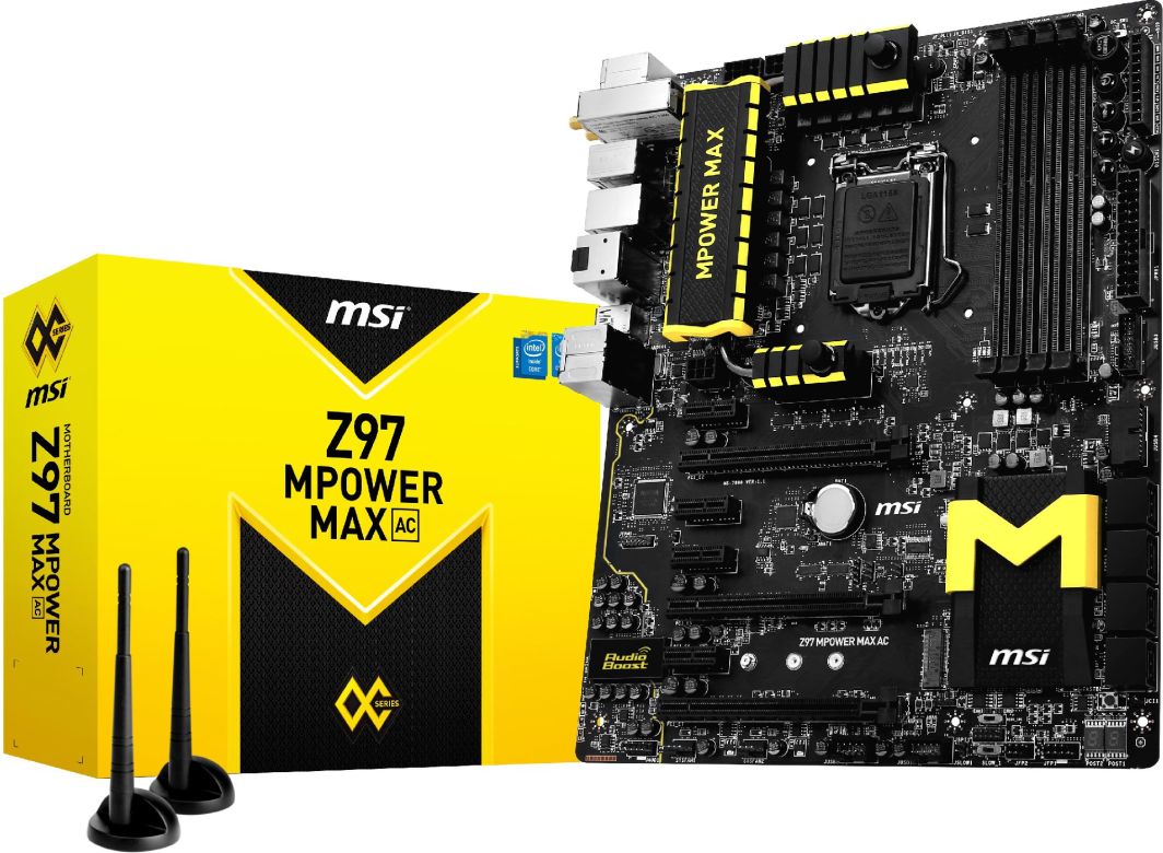 INTEL i7-4790K MSI Z97 MPOWER MAX AC セット MSI Z97 MPOWER MAX AC + Intel Core i7-4790K - Płyta główna
