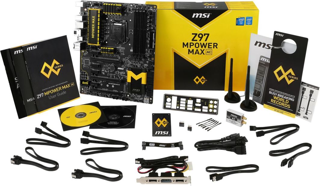 INTEL i7-4790K MSI Z97 MPOWER MAX AC セット MSI Z97 MPOWER MAX AC + Intel Core i7-4790K - Płyta główna