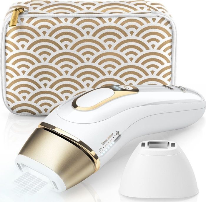 Depilator Braun Braun Silk-expert Pro 5 IPL PL5137, hair removers (white / gold, incl. Case + Gillette Venus Extra Smooth Swirl) 1