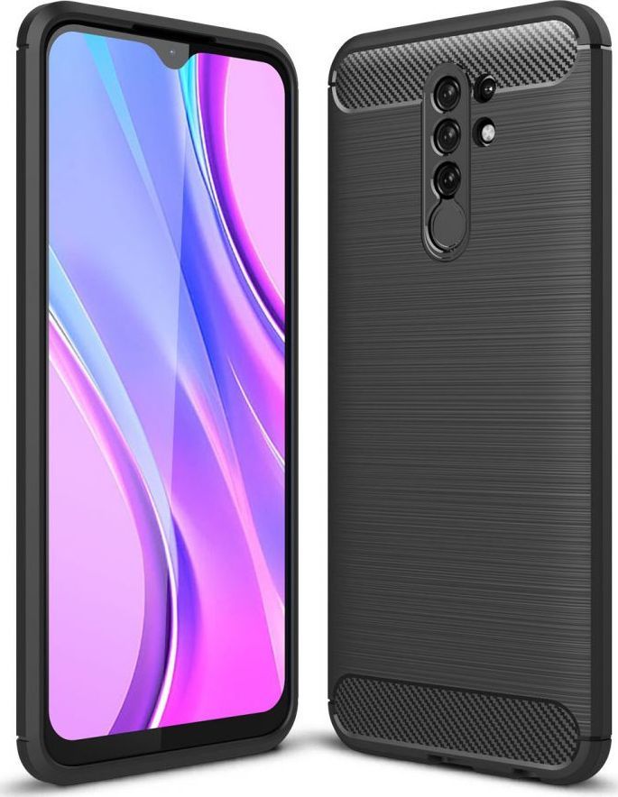 Tech-Protect TPUCarbon Xiaomi Redmi 9 Black 1