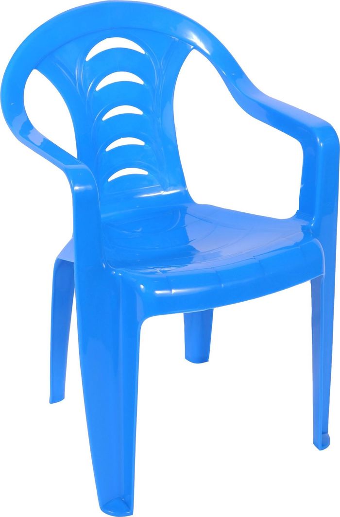 Ołer Garden plastikowe krzesło dla dzieci Tola, niebieskie (11520250) 1