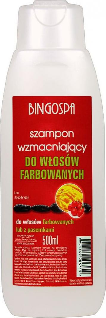 BingoSpa Szampon wzmacniający len jagody goji 500 ml BINGOSPA 1