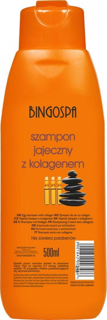 BingoSpa Szampon jajeczny z kolagenem 500ml 1