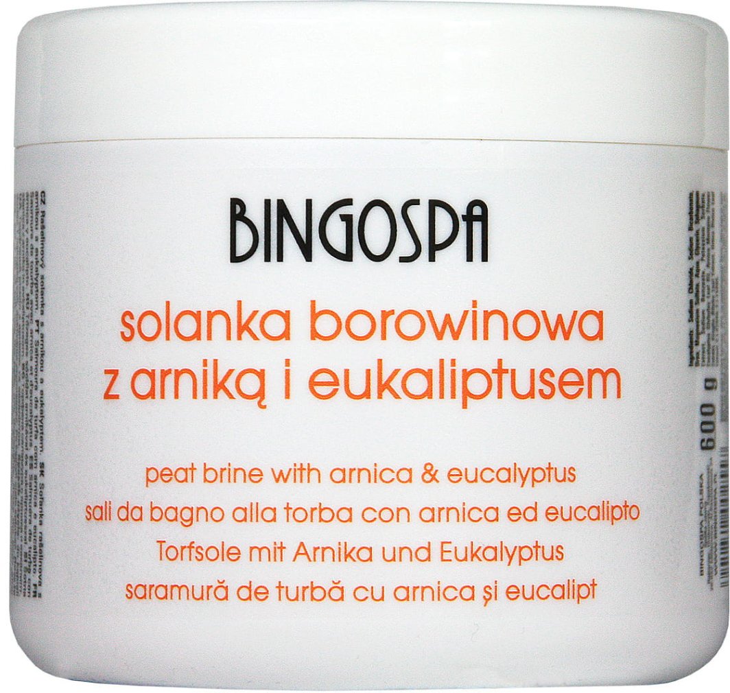 BingoSpa Solanka borowinowa z arniką i eukaliptusem 600g 1