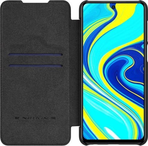 Nillkin Nillkin QIN Xiaomi Redmi Note 9S 9 Pro Czarne 1