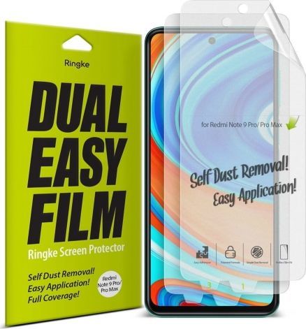 Ringke Ringke Dual Easy 2x folia Redmi Note 9 Pro 9S 1