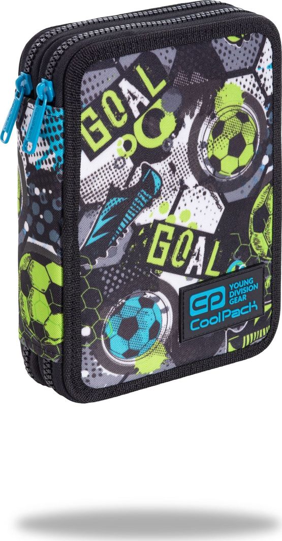 Piórnik Coolpack Forminis dviejų skyrių penalas su priedais CoolPack Jumper XL Futbolas 1