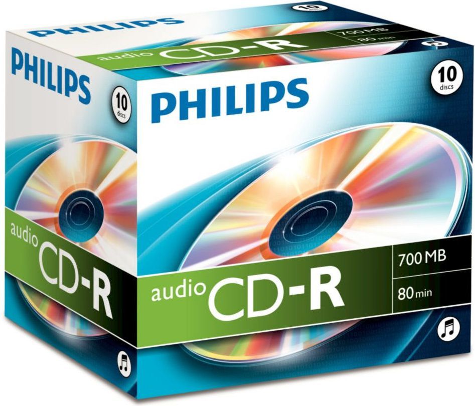 Philips CD-R 700 MB 52x 10 sztuk (CR7AONJ10/00) 1
