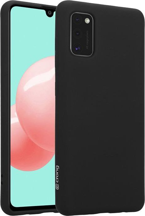 Crong Crong Color Cover etui plecki na Samsung Galaxy A41 (czarny) 1