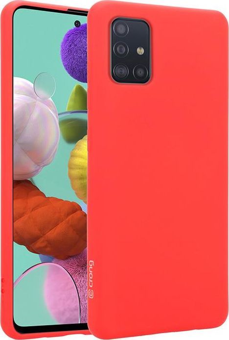 Crong Crong Color Cover etui plecki na Samsung Galaxy A51 (czerwony) 1