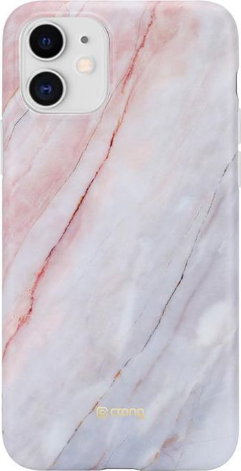 Crong Crong Marble Case etui ochronne na iPhone 11 (różowy) 1