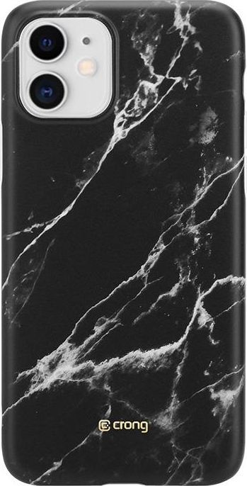 Crong Crong Marble Case etui ochronne na iPhone 11 (czarny) 1