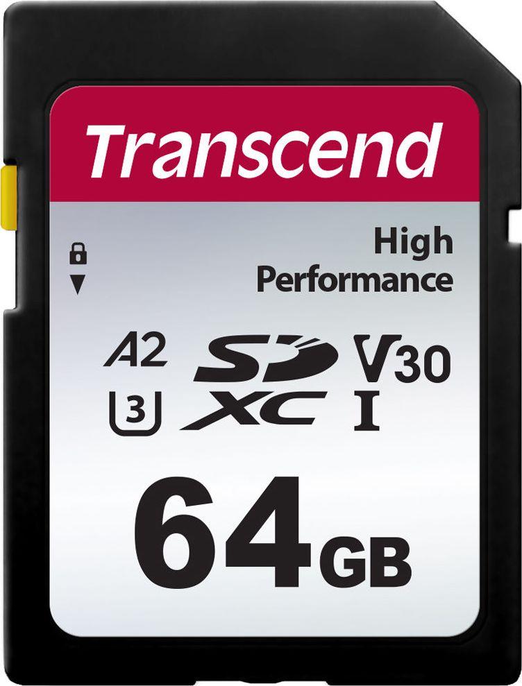 Karta Transcend 330S SDXC 64 GB Class 10 UHS-I/U3 A2 V30 (TS64GSDC330S) 1
