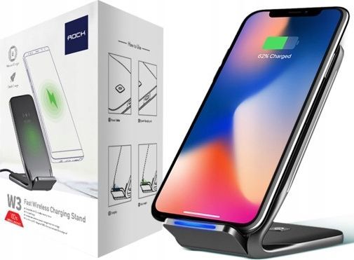 Ładowarka Rock DT-618-iPhoneXS-XR-MAX Indukcyjna 1x USB-C 2 A 1
