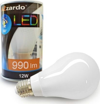 Azzardo Mlecznobiała żarówka E27 12W ciepła AZzardo ledowa LL127121 ( ZAROWKA LED) 12W E27 1