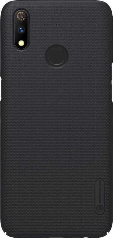 Nillkin Nillkin Super Frosted Shield - Etui Realme 3 Pro (Realme X Lite) (Black) uniwersalny 1