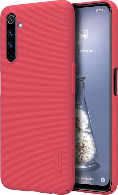 Nillkin Nillkin Super Frosted Shield - Etui Realme 6 Pro (Bright Red) uniwersalny 1
