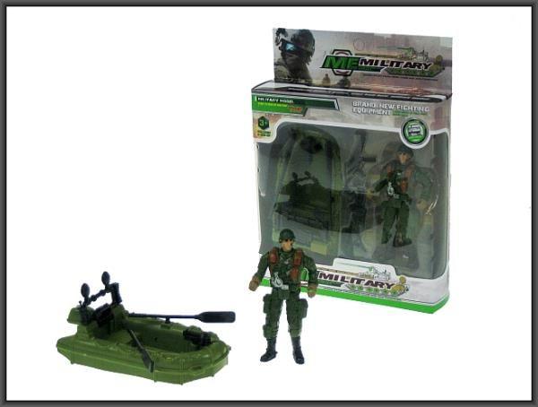 Figurka Hipo Żołnierz 10cm z pontonem 1