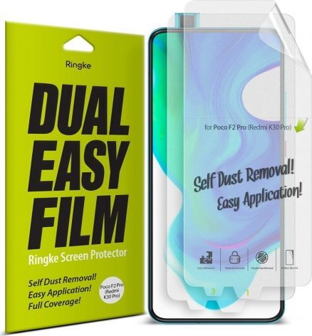 Ringke Ringke Dual Easy 2x folia Xiaomi Poco F2 Pro 1