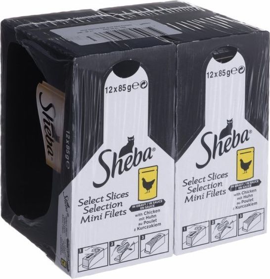 Sheba Sheba Selection in sauce Kurczak 24x85g 1