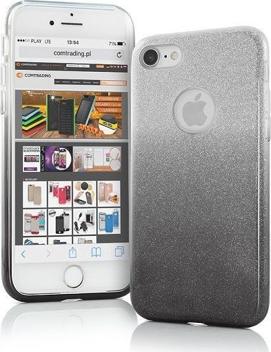 Etui Shine Case Motorola Moto G7 Power srebrny/silver 1