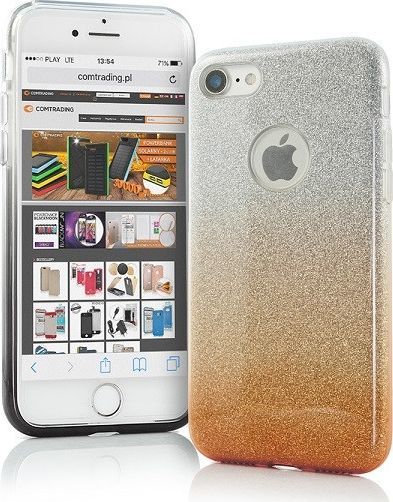 Etui Shine Case Motorola Moto G7 Power złoty/gold 1