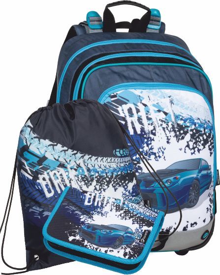 BAGMASTER Zestaw mały ALFA 20 D plecak,piórnik,worek 1