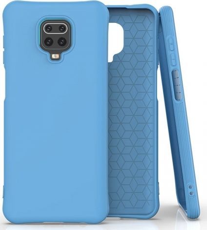 Hurtel Soft Color Case Etui Xiaomi Redmi Note 9 Pro 9S niebieskie 1