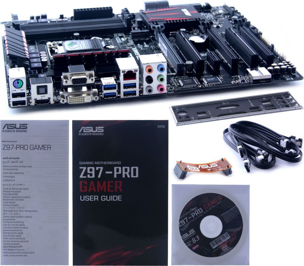 Asus Z97-PRO GAMER, Z97, DualDDR3-1600, SATA3, Sata Express, HDMI