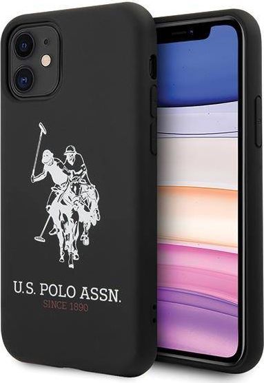 U.S. Polo Assn US Polo USHCN61SLHRBK iPhone 11 czarny/black Silicone Collection 1
