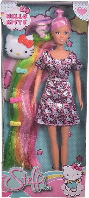 Simba -LALKA 29CM STEFFI SIMBA HELLO KITTY DLUGIE WLOS 1