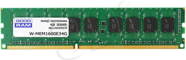 Pamięć serwerowa GoodRam DDR3 4GB 1600MHz (W-MEM1600E34GG) 1