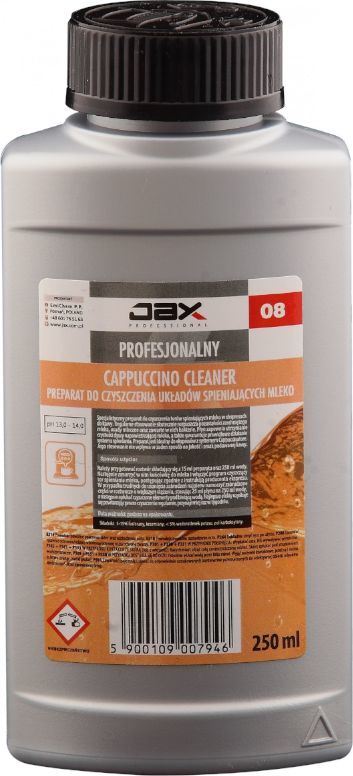 JAX Płyn do czyszczenia Cappuccino Cleaner 250ml 1