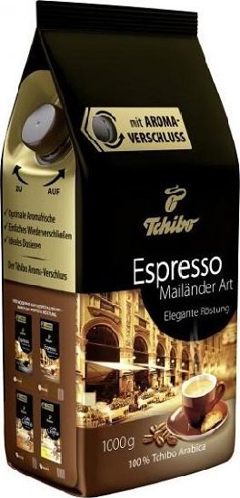 Kawa ziarnista Tchibo Kawa ziarnista Tchibo Espresso Mailnder Art - 1kg 1