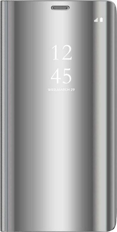 TelForceOne Pokrowiec Smart Clear View do Samsung M21 srebrny uniwersalny 1