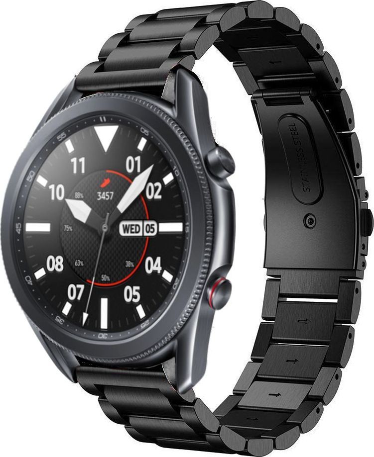 Tech-Protect TECH-PROTECT STAINLESS SAMSUNG GALAXY WATCH 3 41MM BLACK 1