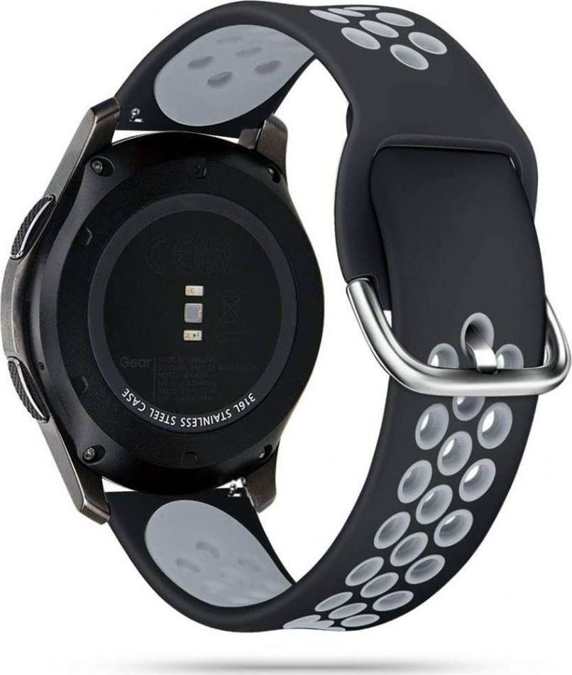 Tech-Protect TECH-PROTECT SOFTBAND SAMSUNG GALAXY WATCH 3 41MM BLACK/GREY 1