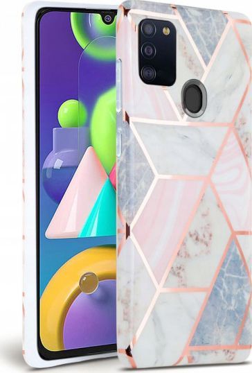 Tech-Protect TECH-PROTECT MARBLE GALAXY M21 PINK 1