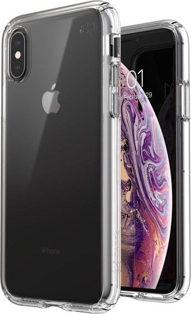 Speck Etui Speck Presidio Perfect-Clear iPhone XS/X z powłoką MICROBAN Clear 1