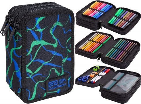 Piórnik Coolpack Piórnik z wyposażeniem trzykomorowy Coolpack Jumper 3 1