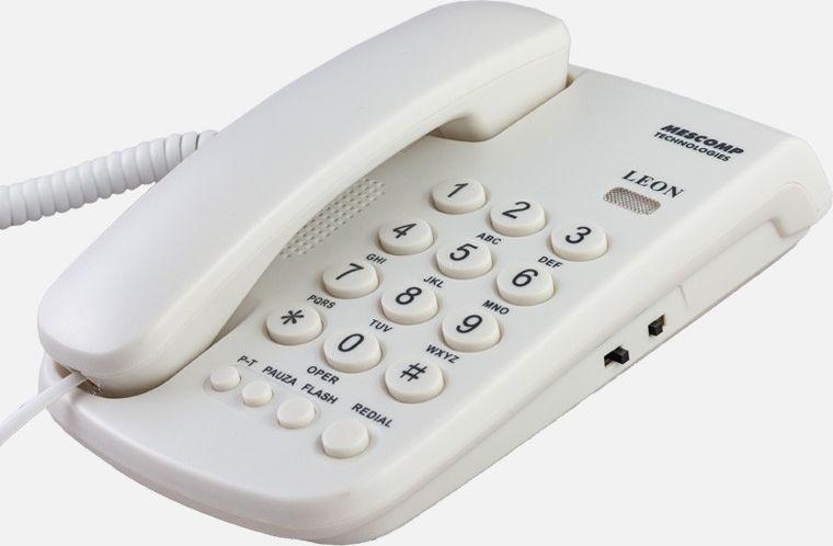 Telefon stacjonarny Mescomp Leon MT 508 Szary 1