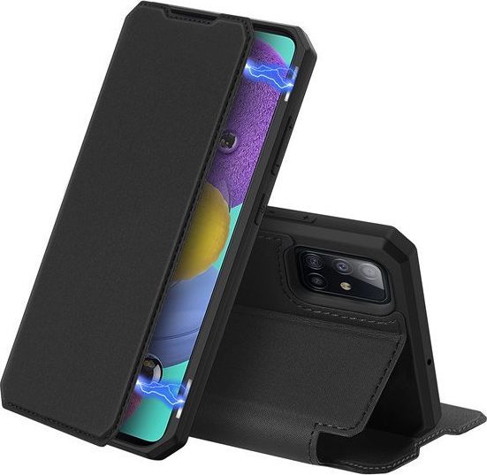 Dux Ducis DUX DUCIS Skin X kabura etui pokrowiec z klapką Samsung Galaxy A51 czarny uniwersalny 1