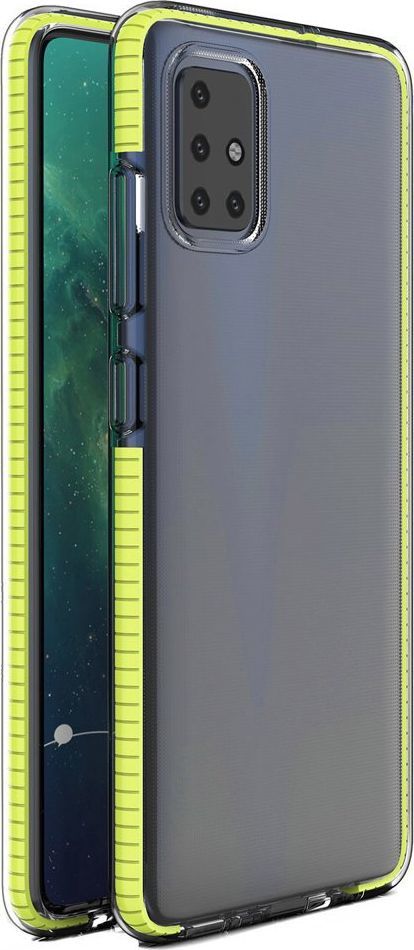 Hurtel Spring Case pokrowiec żelowe etui z kolorową ramką do Xiaomi Redmi Note 9 Pro / Redmi Note 9S żółty uniwersalny (61319-uniw) - 61319-uniw 1