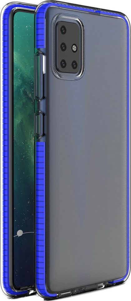 Hurtel Spring Case pokrowiec żelowe etui z kolorową ramką do Xiaomi Redmi Note 9 Pro / Redmi Note 9S niebieski uniwersalny (61318-uniw) - 61318-uniw 1